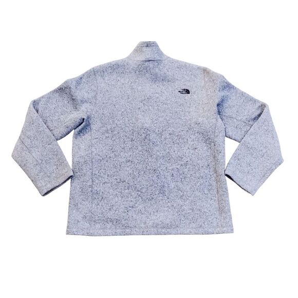 Vintage The North Face Womens Size XL Full Zip Heathered Gray Sweater/Jacket - Picture 5 of 7